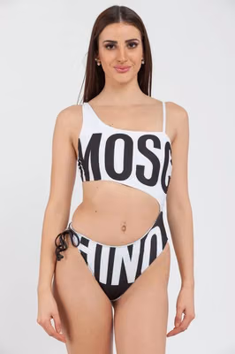 Multicolor Polyester One-Piece Swimsuit