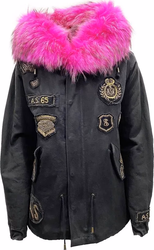 AS65 Black Cotton Parka
