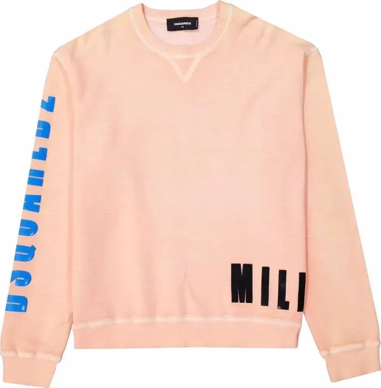 Dsquared² Orange Cotton Sweatshirt