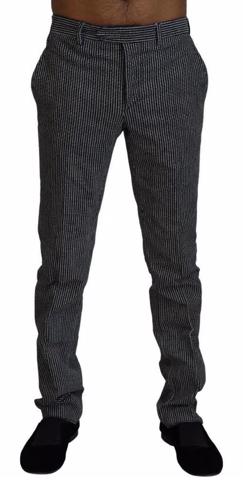 BENCIVENGA Black Cotton Dress Pants