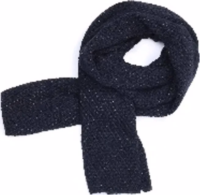 Gas Black Marabou Scarf