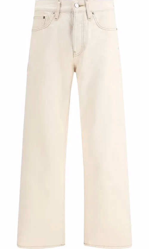 Sunflower Beige Cotton Relaxed Fit Jeans