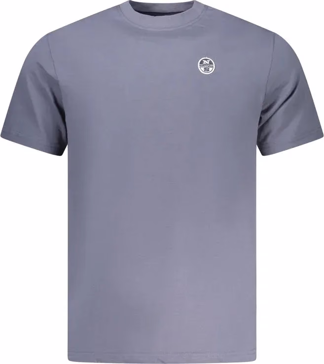 North Sails Blue Cotton Men's T-Shirt