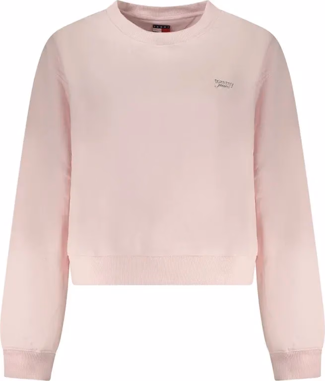 Tommy Hilfiger Pink Cotton Women Sweatshirt