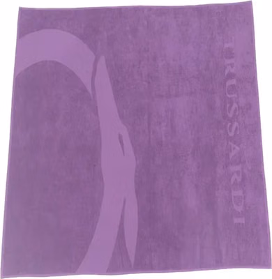 Purple Cotton Men Swim Towel