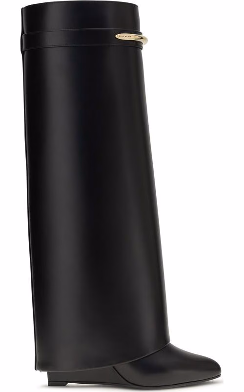 Givenchy Black Calf Leather Bos Taurus Boots
