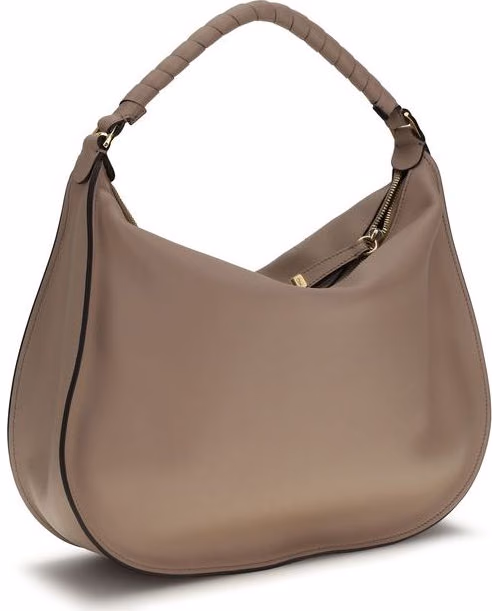 Chloé Beige Calf Leather Bos Taurus Shoulder Bag