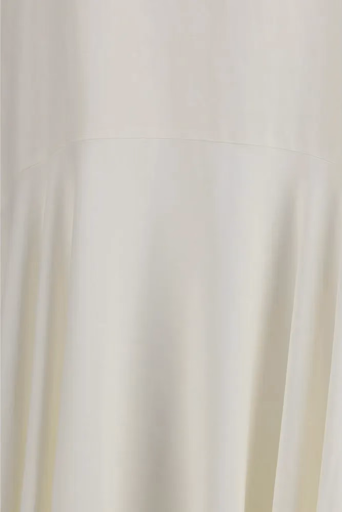 P.A.R.O.S.H. White Linen Casual Dress