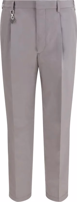 Prada Gray Cotton Dress Pants