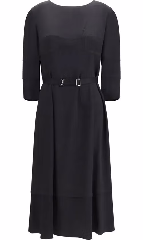 Prada Black Acetate Casual Dress