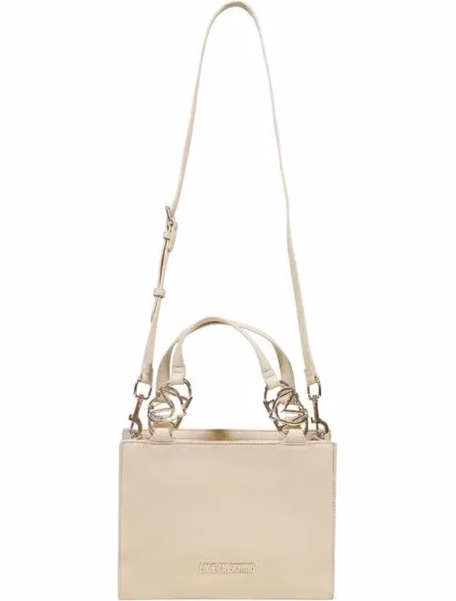 Love Moschino Beige Polyethylene Handbag