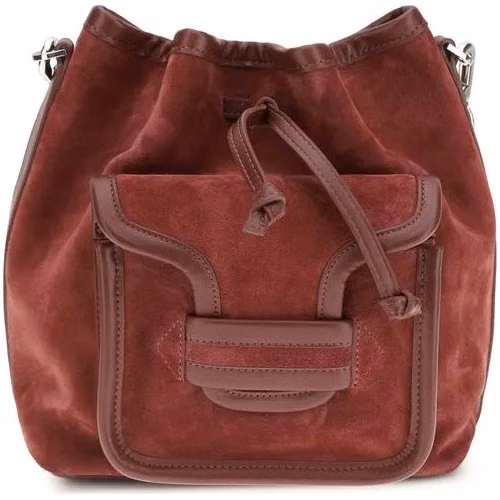 Pierre Hardy Bordeaux Calf Leather Bos Taurus Backet Bag