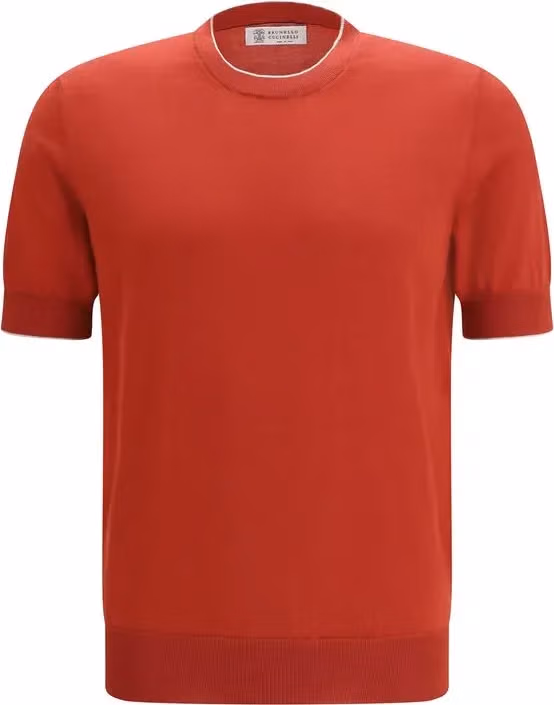 Brunello Cucinelli Multicolor Cotton T-Shirt