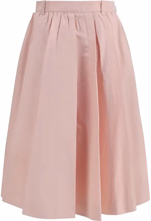 Prada Multicolor Silk Long Skirt