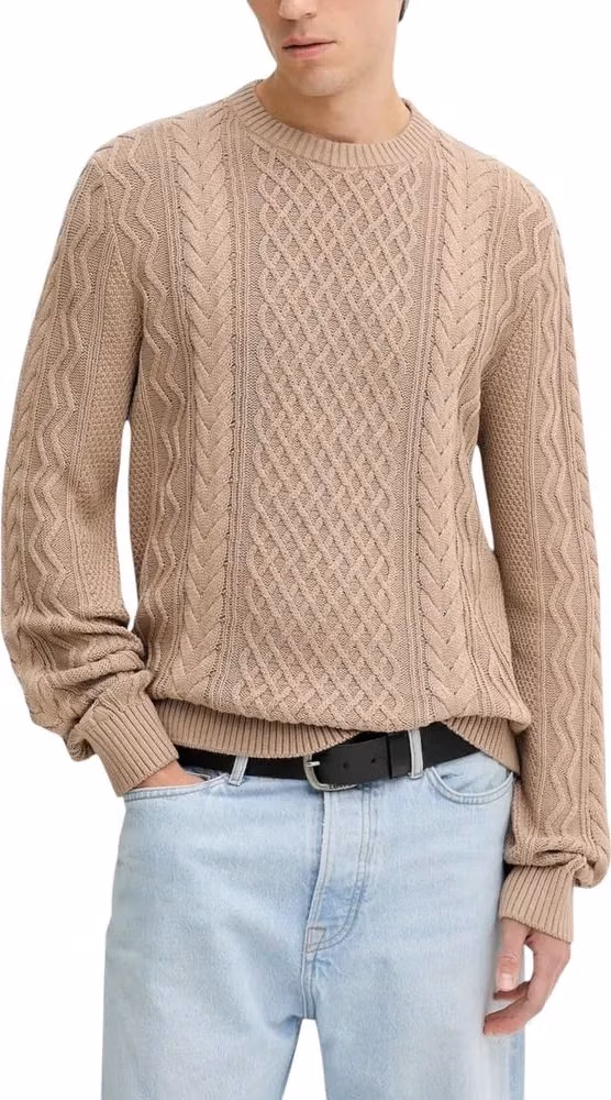 Tommy Hilfiger Jeans Beige Recycled Cotton Sweatshirt
