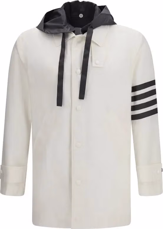 Thom Browne White Polyamide Sweatshirt