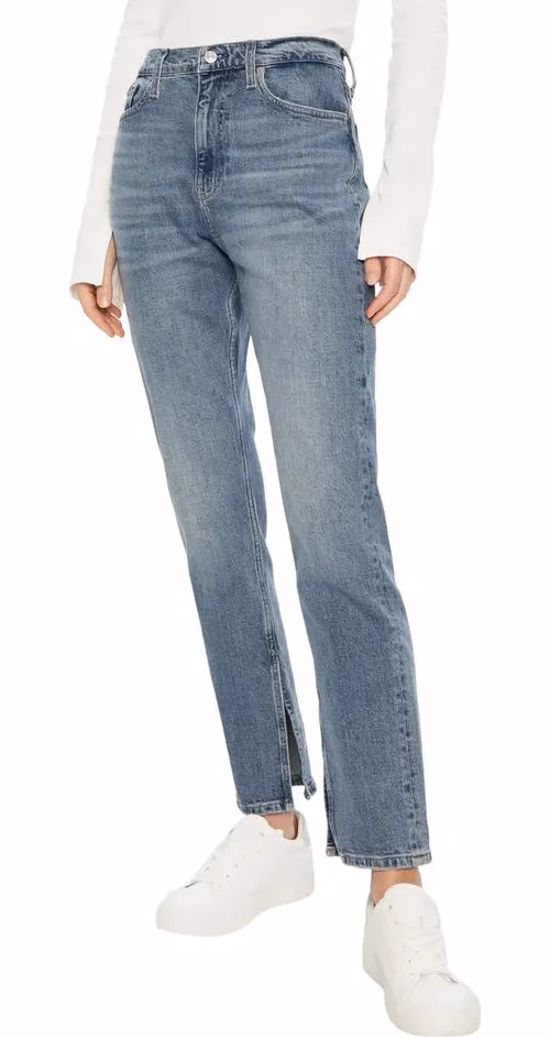 Calvin Klein Jeans Blue Cotton Skinny Jeans