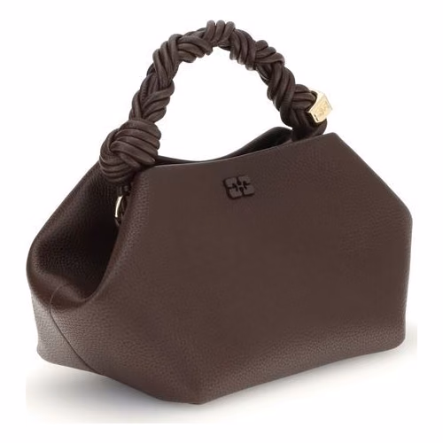 Ganni Brown Recycled Polyester Handbag