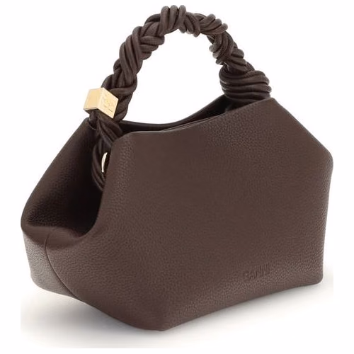 Ganni Brown Recycled Polyester Handbag