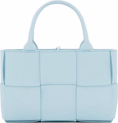 Blue Lamb Leather Tote Bag