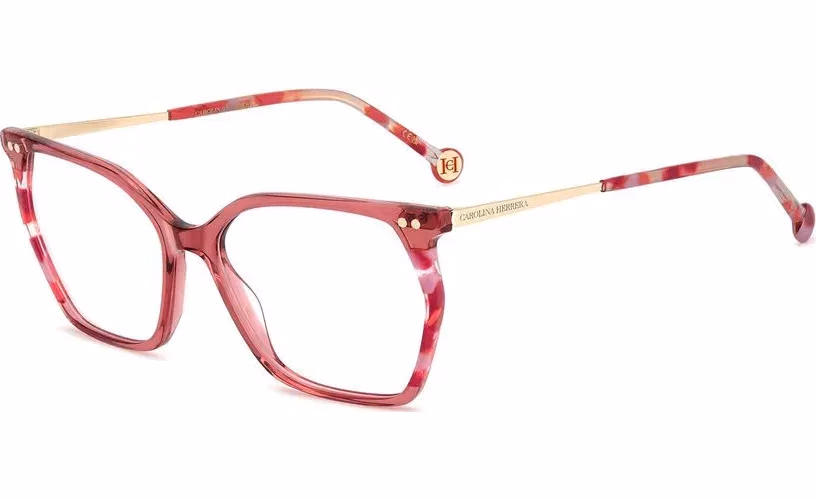 Carolina Herrera Pink Acetate Glasses (Frames)