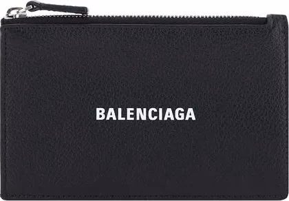 Balenciaga Black Calf Leather Bos Taurus Wallet
