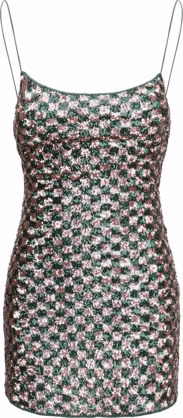Oséree Multicolor Polyester Cocktail Dress