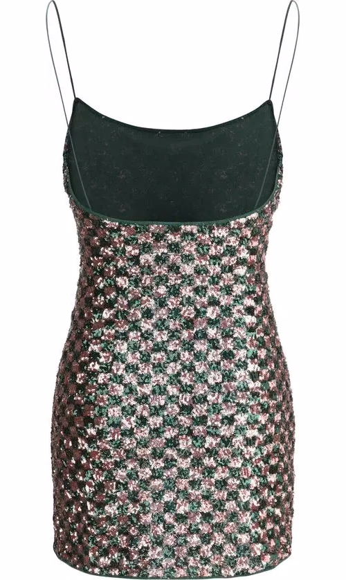 Oséree Multicolor Polyester Cocktail Dress