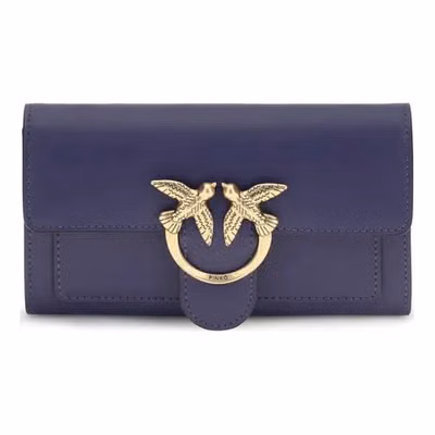 Blue Calf Leather Bos Taurus Wallet