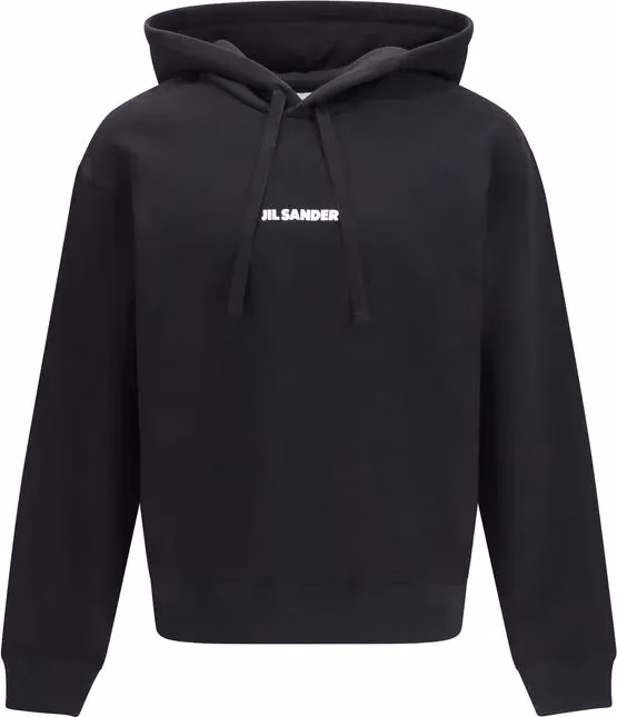Jil Sander Black Cotton Sweatshirt