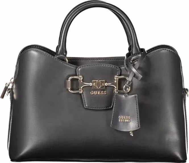 Guess Jeans Black Polyurethane Women's Handbag