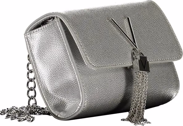 Mario Valentino Silver Polyurethane Women Bag