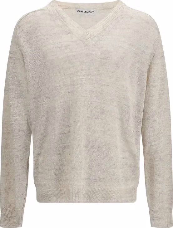 Our Legacy Beige Linen Sweatshirt