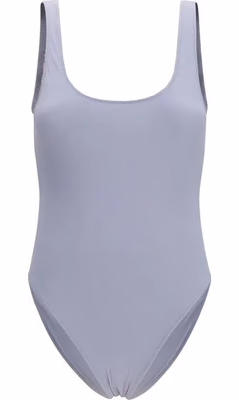 Gray Polyamide One-Piece Swimsuit