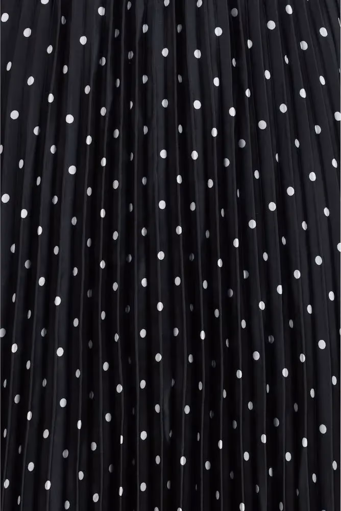 Self-Portrait Black Polyester Casual Dress