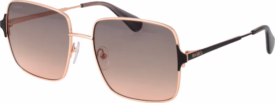 Max & Co Rose Gold Metal Sunglasses