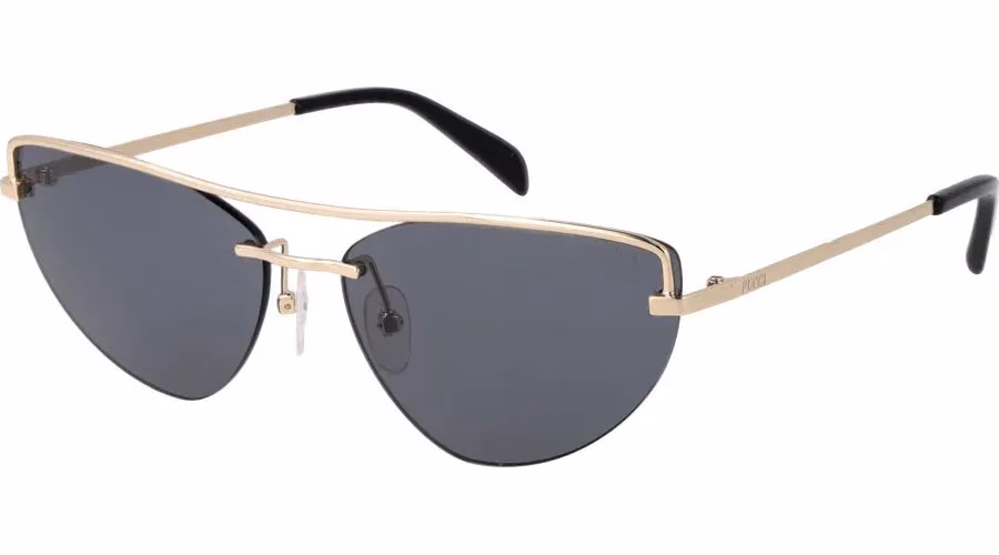 Emilio Pucci Gold Metal Sunglasses