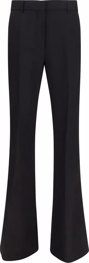 Max Mara Black Viscose Flared Pants