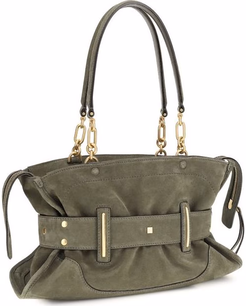 Balmain Bicolor Calf Leather Bos Taurus Handbag