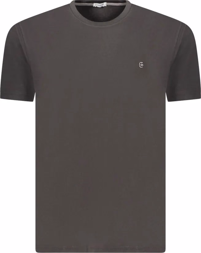 Coveri Moving Black Cotton Men's T-Shirt