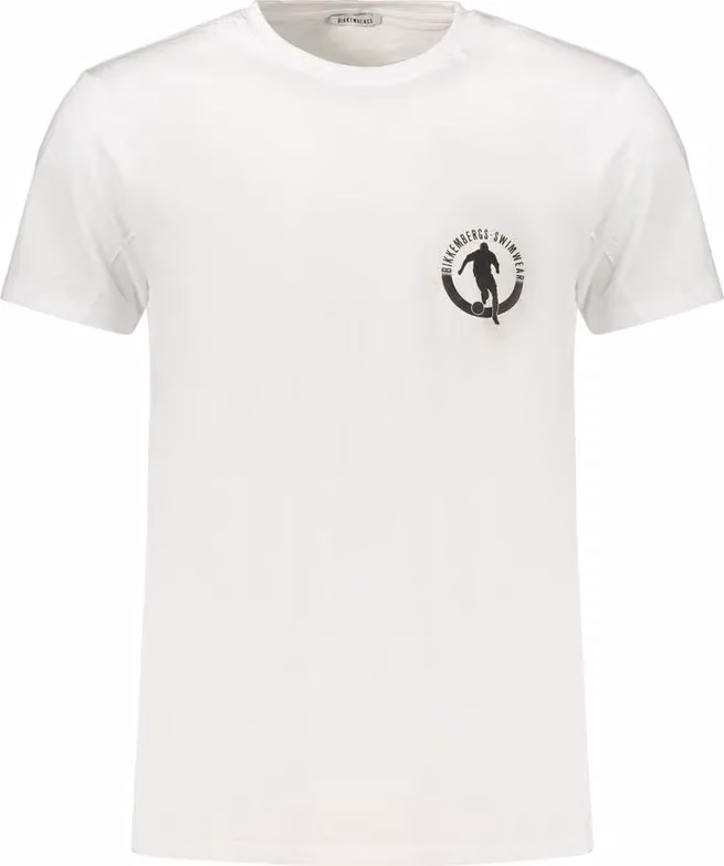 Bikkembergs White Cotton Men's T-Shirt
