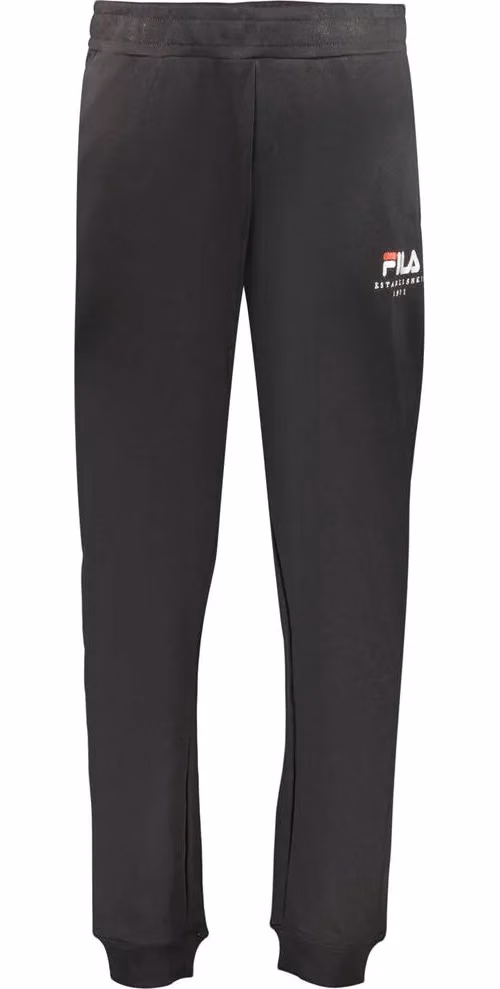 Fila Black Cotton Mens Trousers