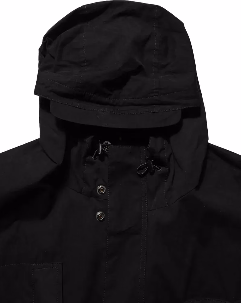 Dolce & Gabbana Black Nylon Men Hooded Windbreaker Jacket