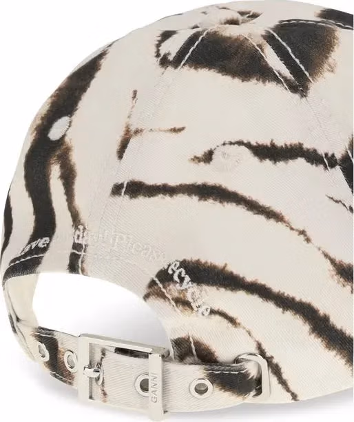 Ganni Multicolor Cotton Cap (Baseball Hat)
