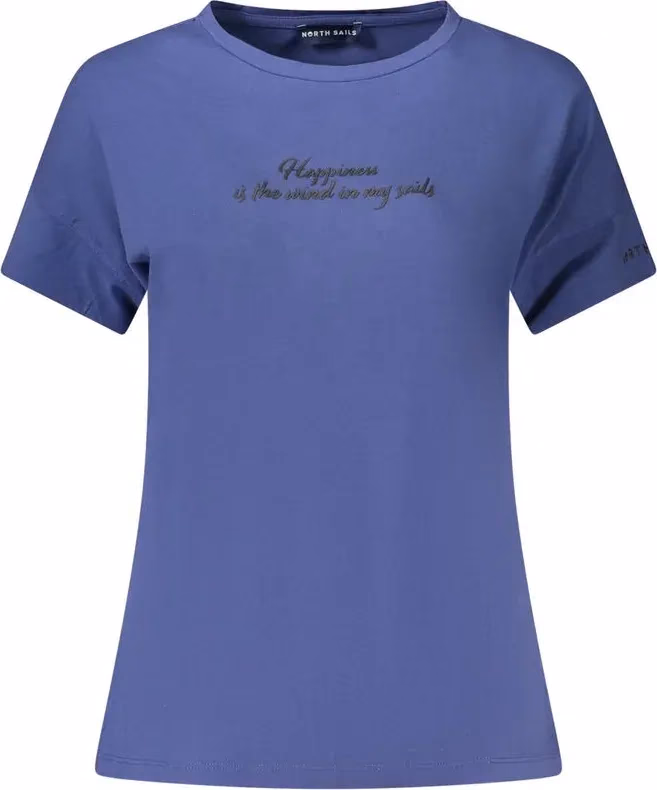 North Sails Blue Cotton Women T-Shirt