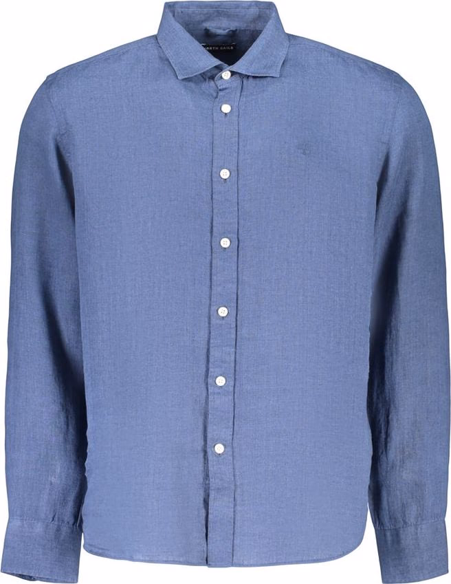 North Sails Blue Linen Men's Shirt
