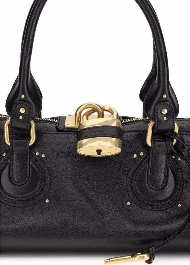 Chloé Black Buffalo Leather Shoulder Bag