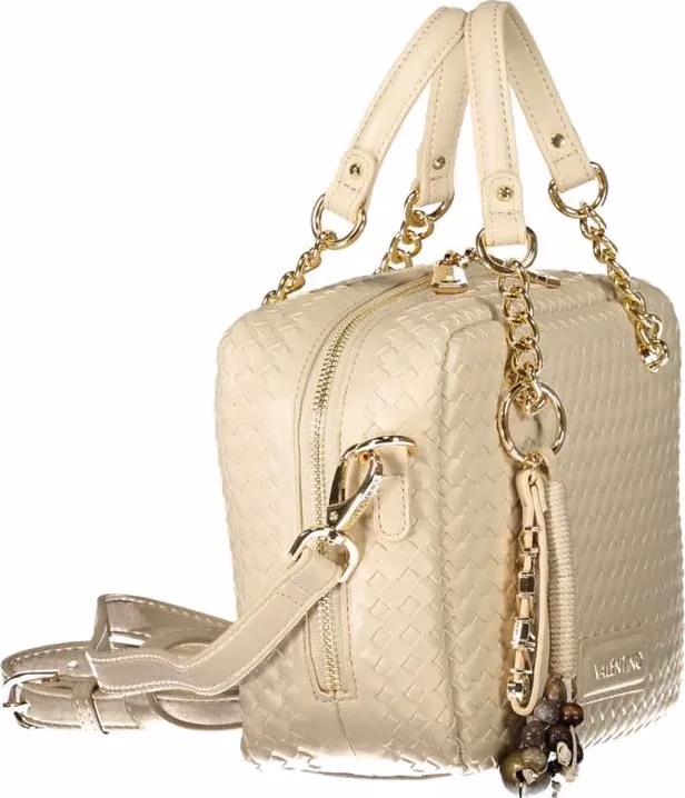 Mario Valentino Beige Polyurethane Womens Bag