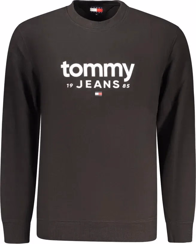 Tommy Hilfiger Black Cotton Men's Sweatshirt