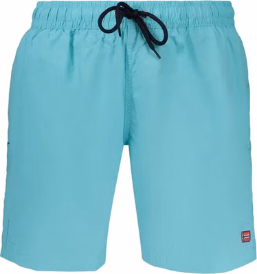 Azzurro Polyester Men's Swimwear